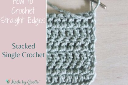 stacked single crochet stitch made by gootie