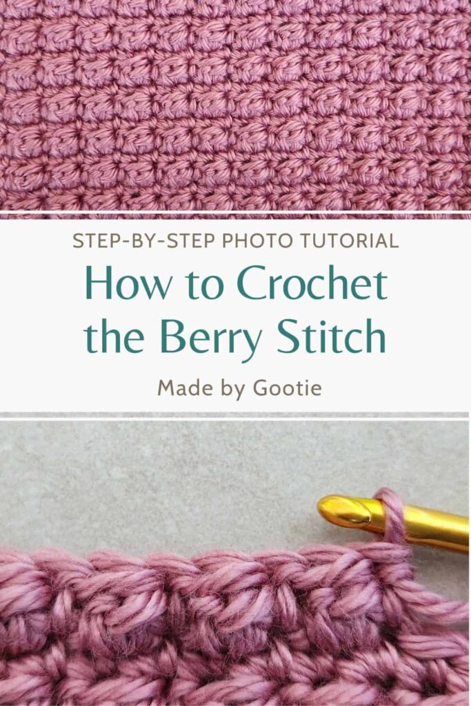 berry stitch crochet blanket made by gootie