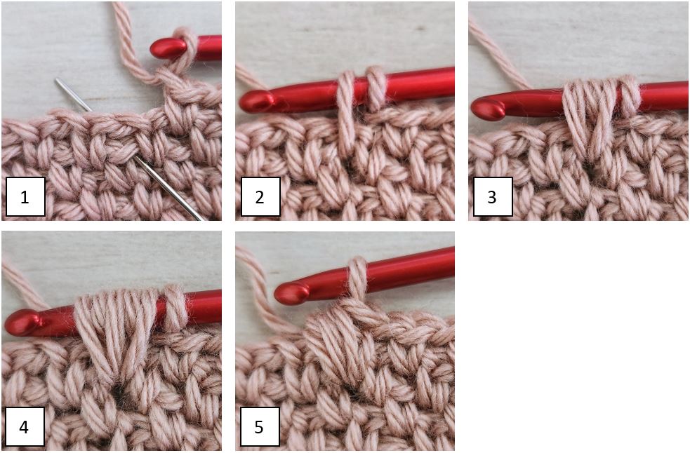 Blanket stitch crochet pattern made by gootie