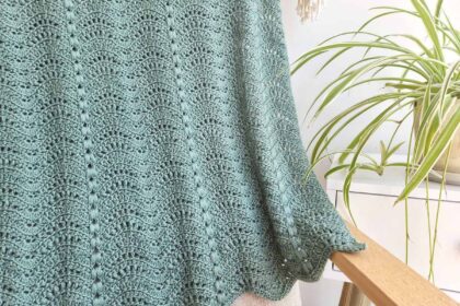 Ripple Blanket Crochet Pattern made by gootie