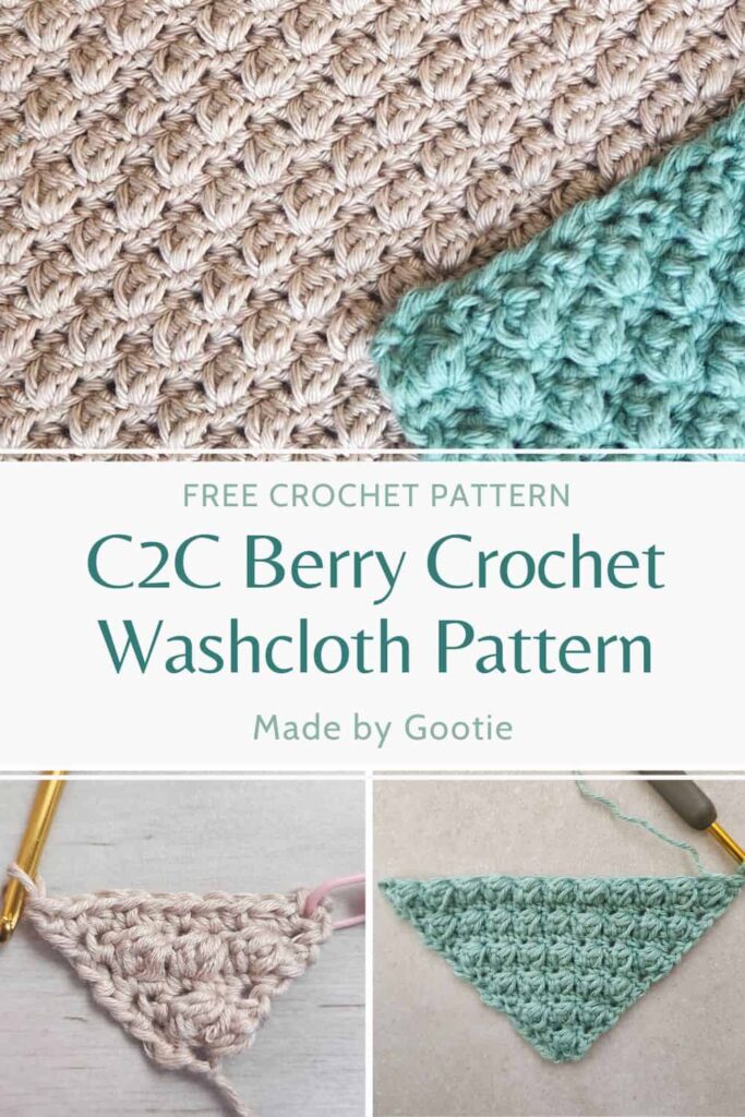 c2c stitch crochet pattern free made by gootie