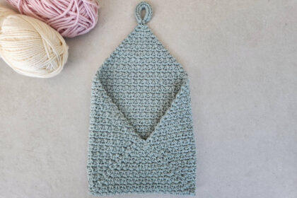 easy crochet hanging basket free pattern made by gootie