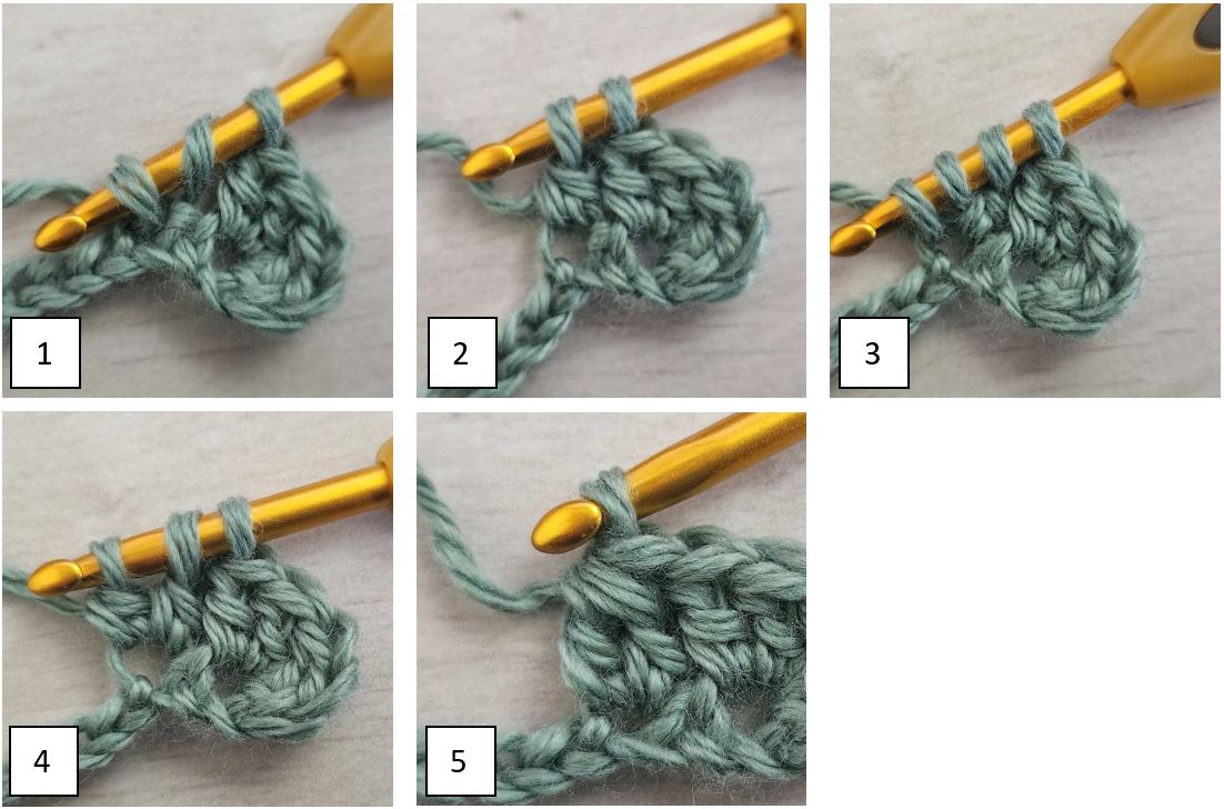 how to crochet the cluster stitch made by gootie