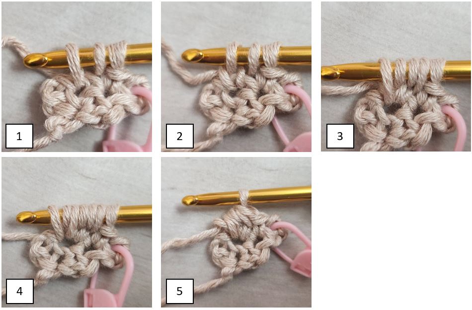 how to crochet the large berry stitch made by gootie