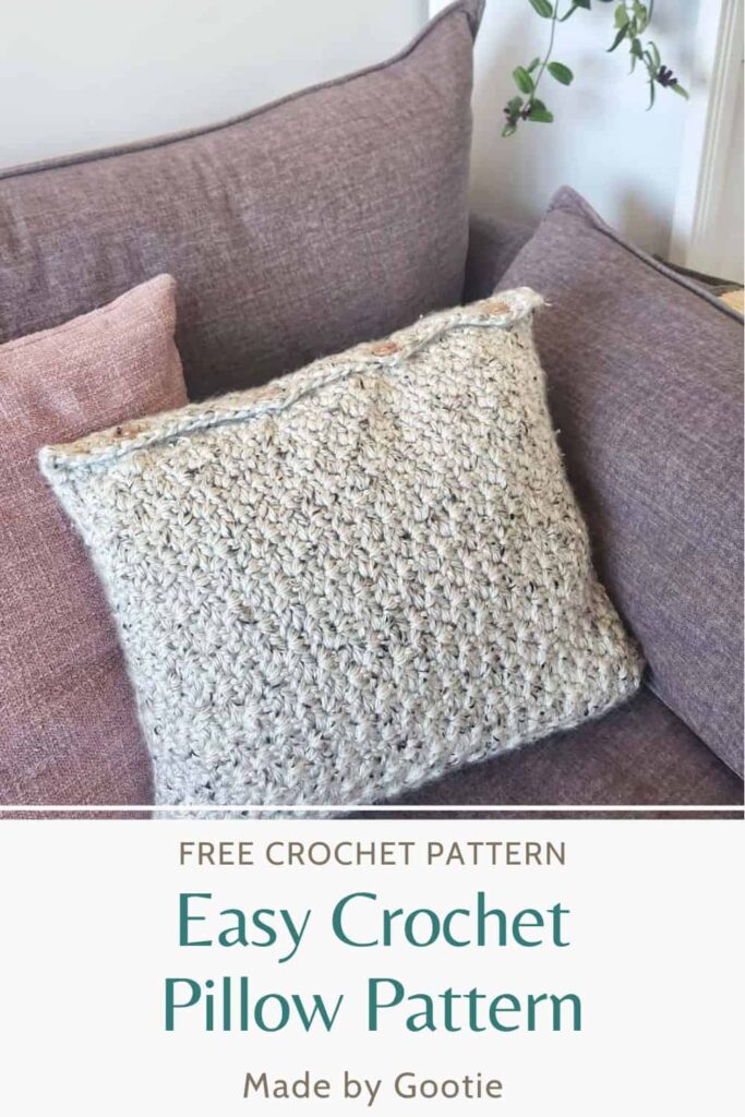 beginner friendly crochet pillow case pattern gootie