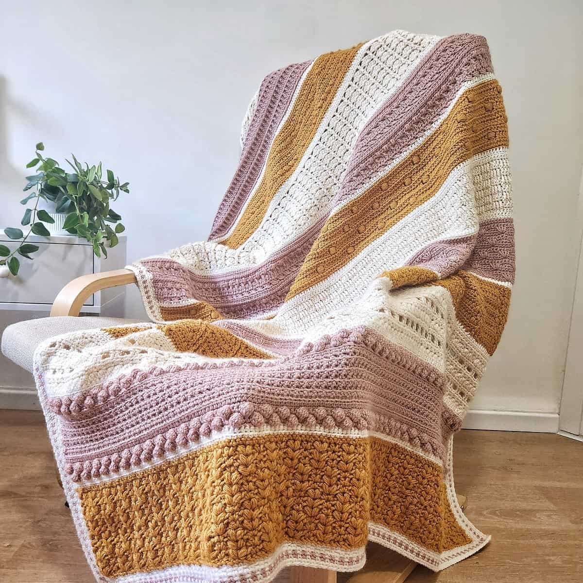 tranquility crochet blanket pattern free