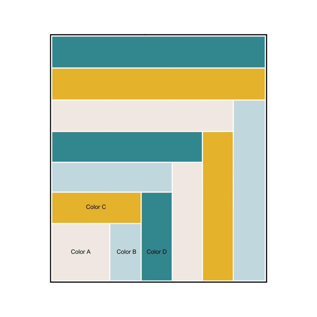 color planning for crochet blanket