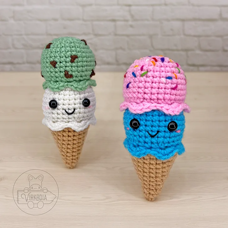 crochet ice cream pattern