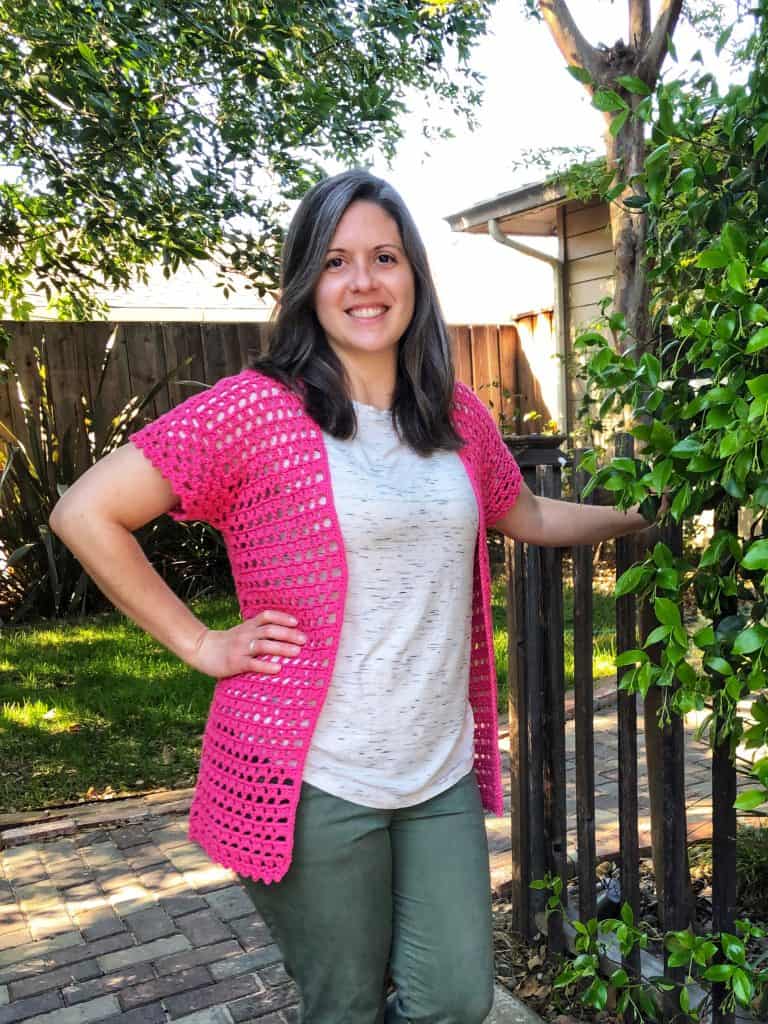 crochet summer cardigan pattern free