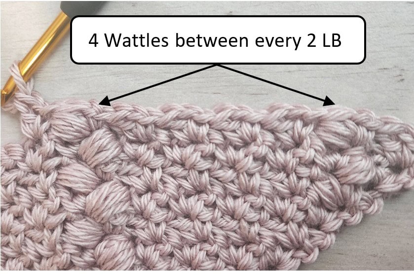 crochet wattle stitch by gootie