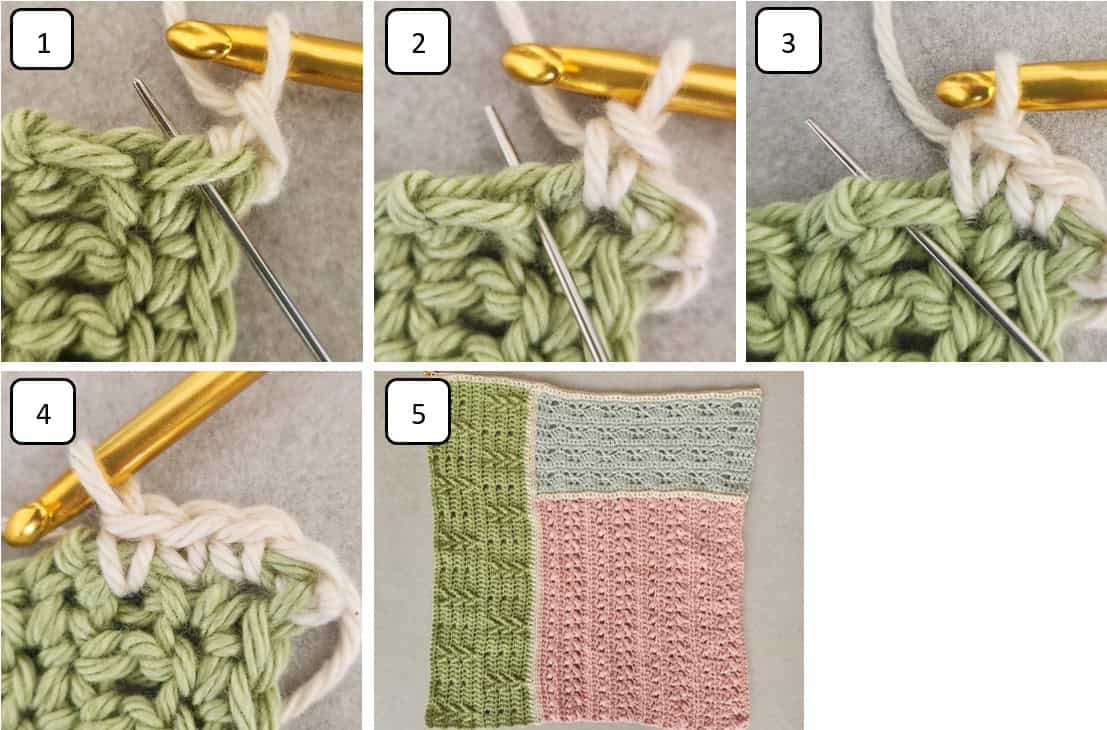 how do you crochet a border on the side of a blanket