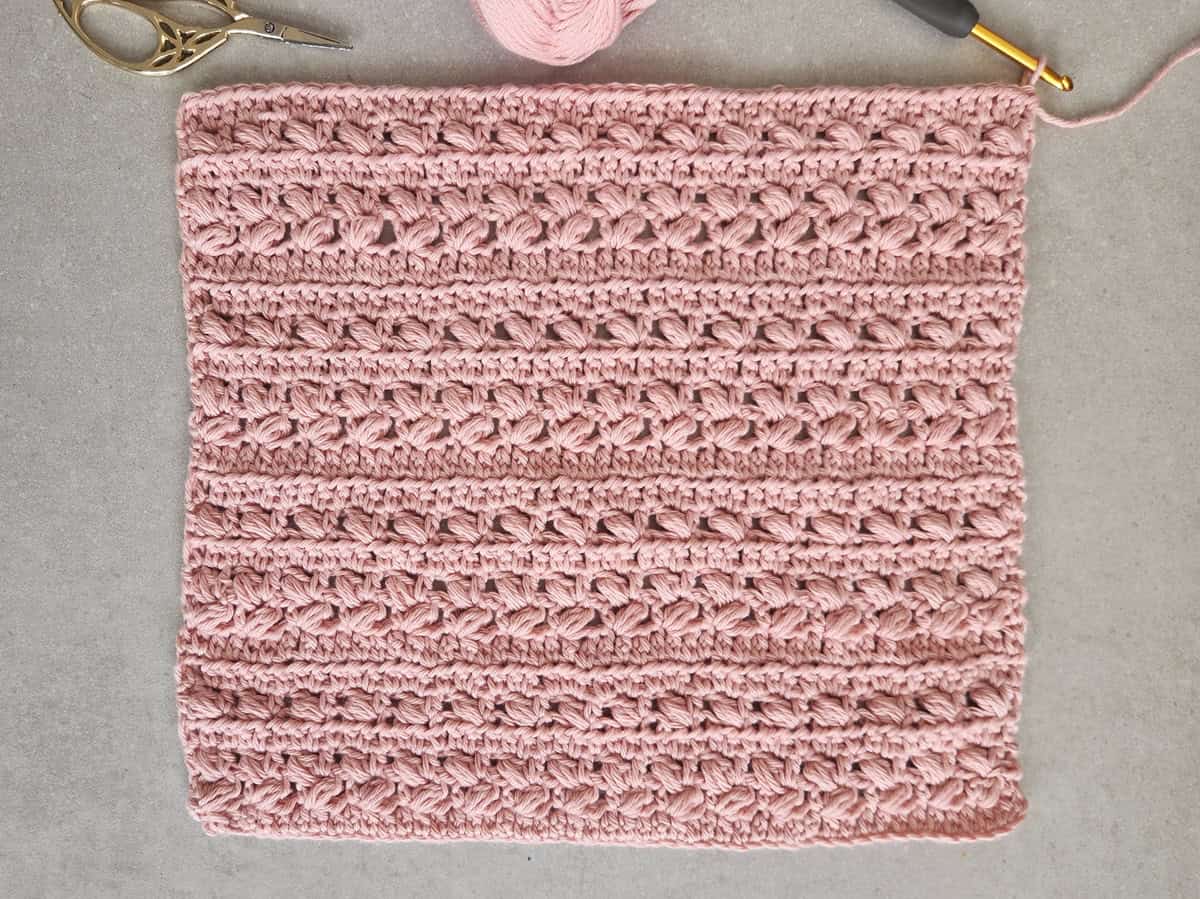 Puff Chip Pattern Crochet Puff Stitch Pattern - Drifting Puffs - Made by Gootie