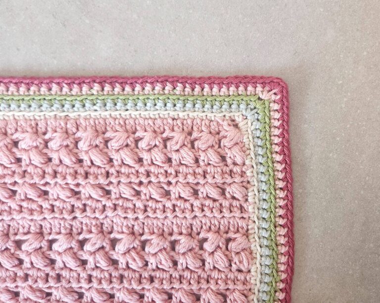 simple crochet border for blanket made by gootie