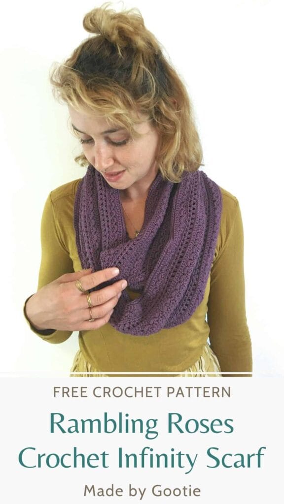 crochet infinity scarf patterns free gootie