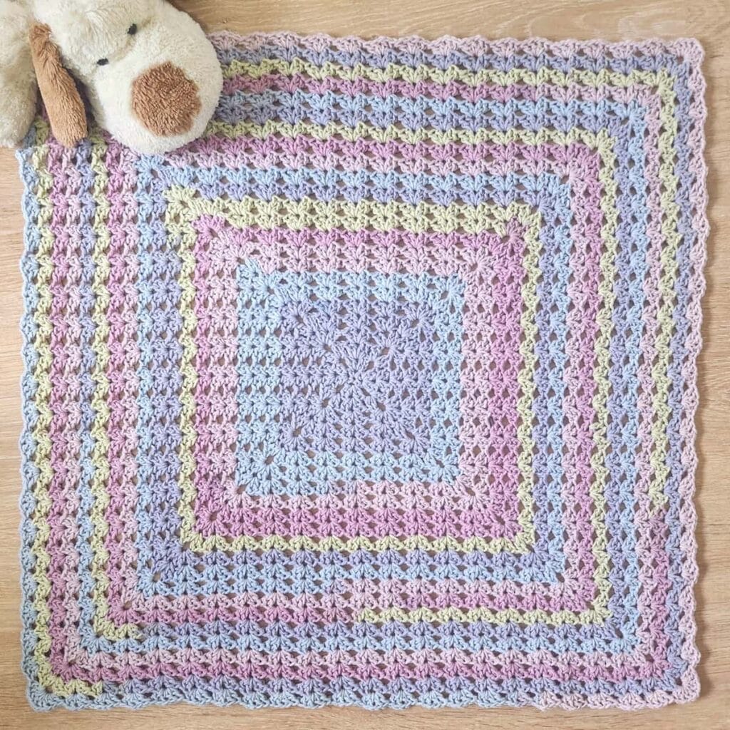 big granny square blanket gootie