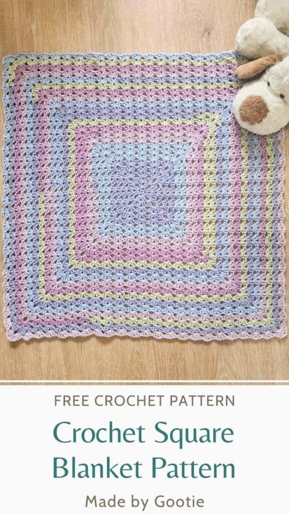 crochet square blanket pattern gootie