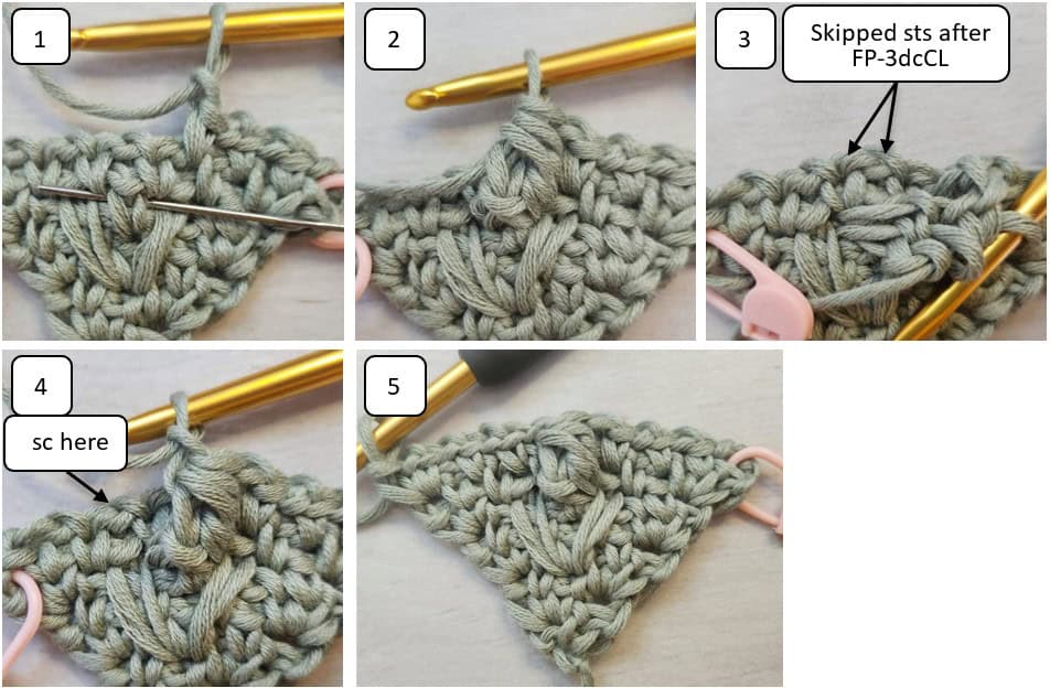 crochet flower stitch made by gootie