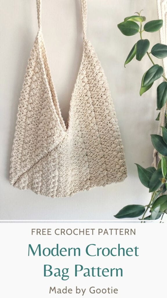 modern crochet bag pattern gootie