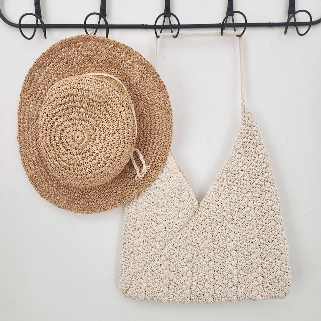 rectangle crochet bag pattern made by gootie