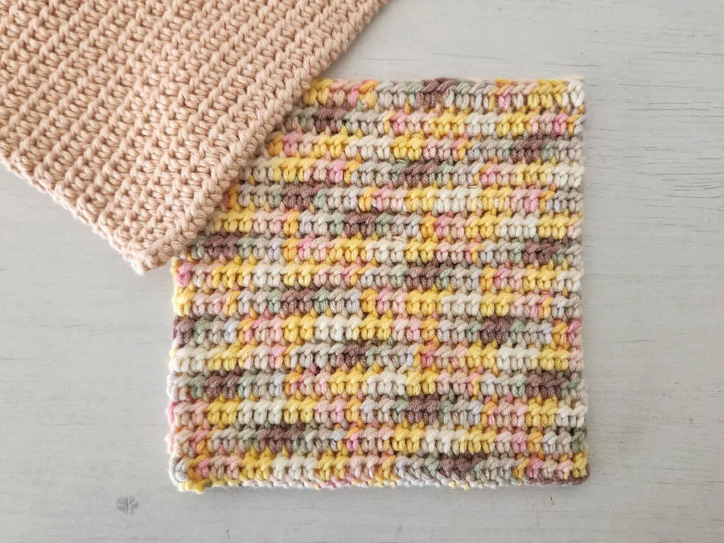 thermal stitch crochet potholder