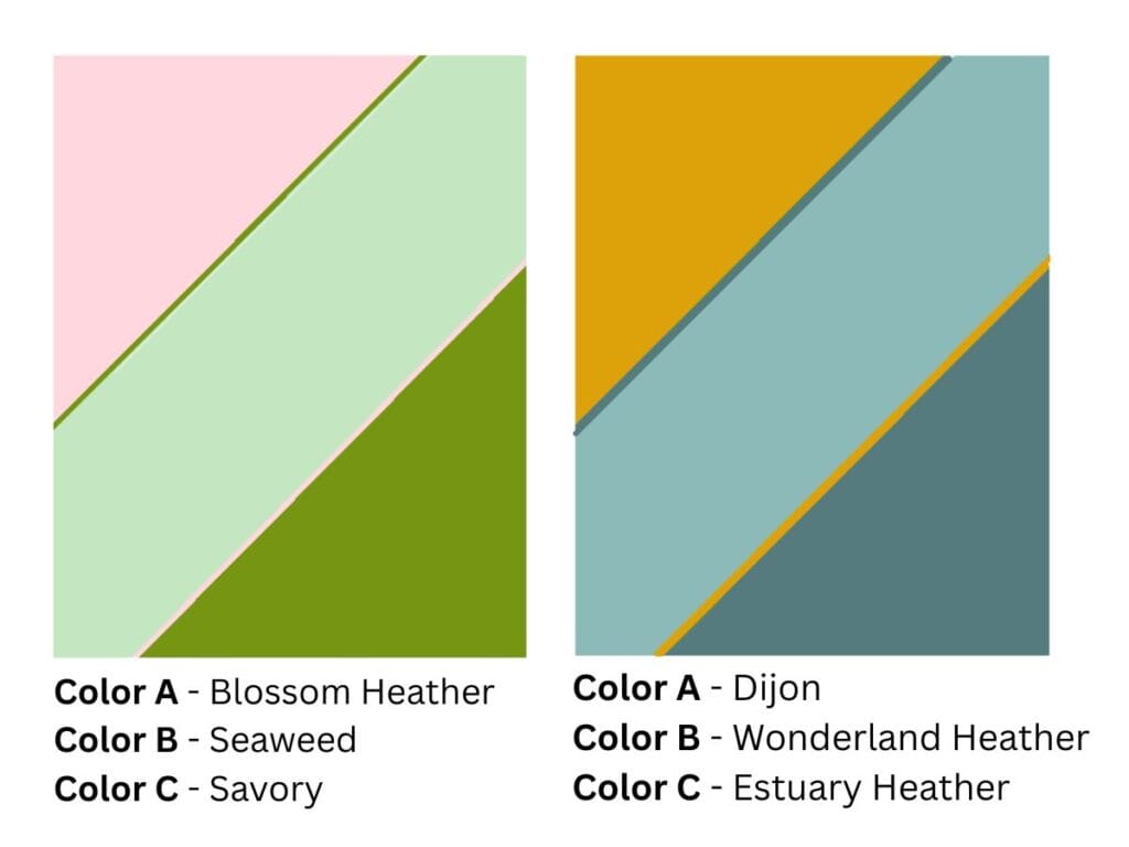 how to put colors together for crochet