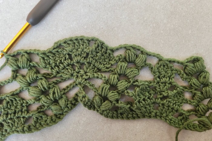 crochet lace leaf pattern