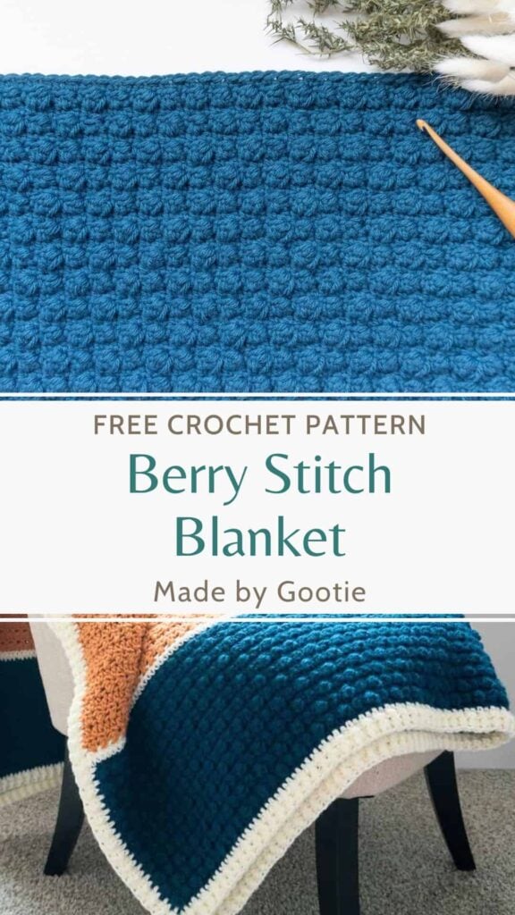 Berry stitch blanket gootie