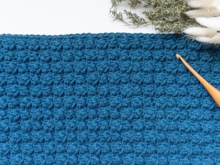 crochet berry stitch blanket pattern
