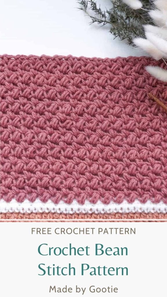 crochet bean stitch blanket pattern