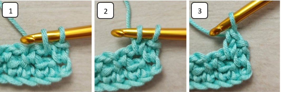 what is an extended single crochet
